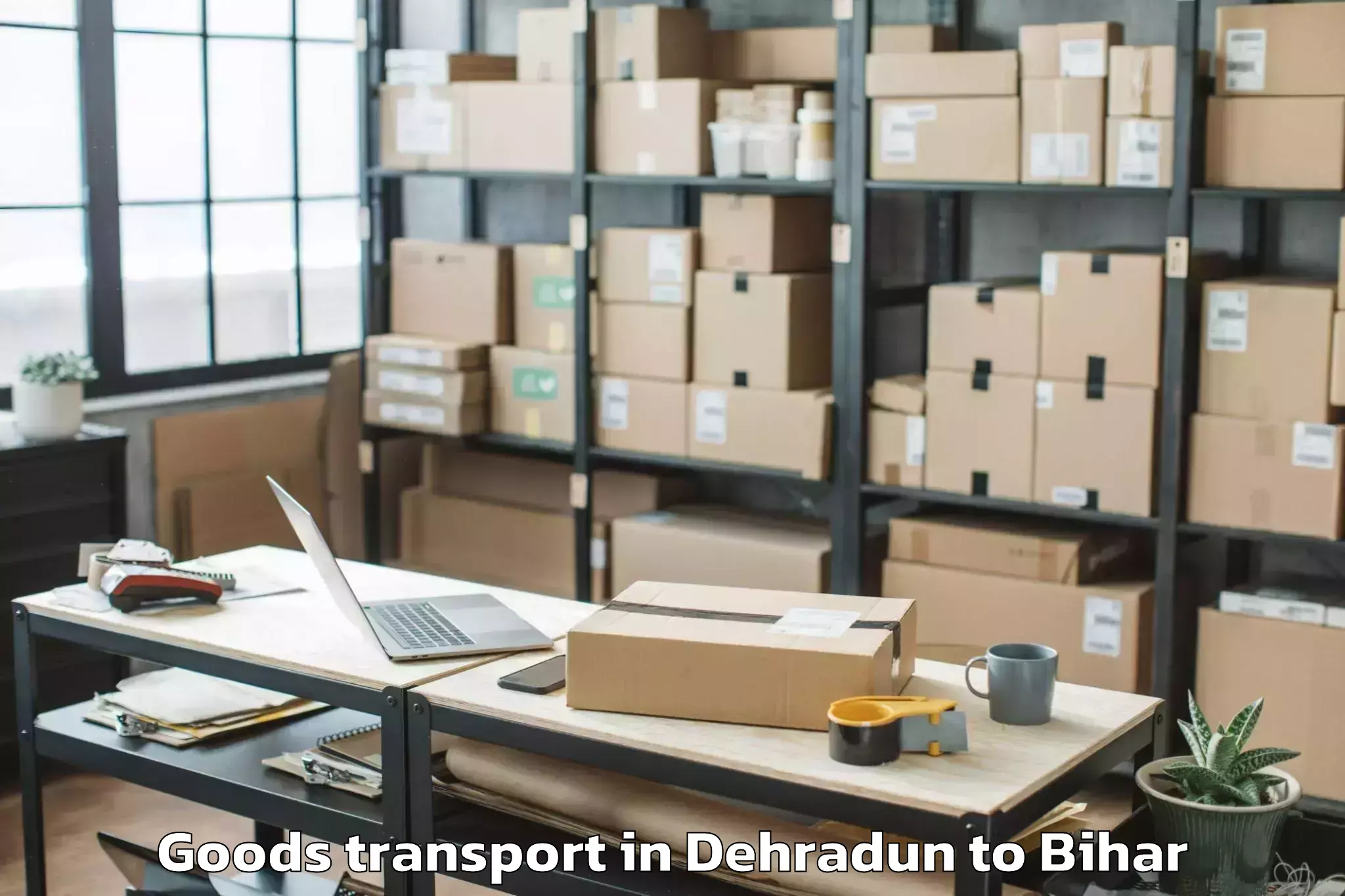 Expert Dehradun to Warisaliganj Goods Transport